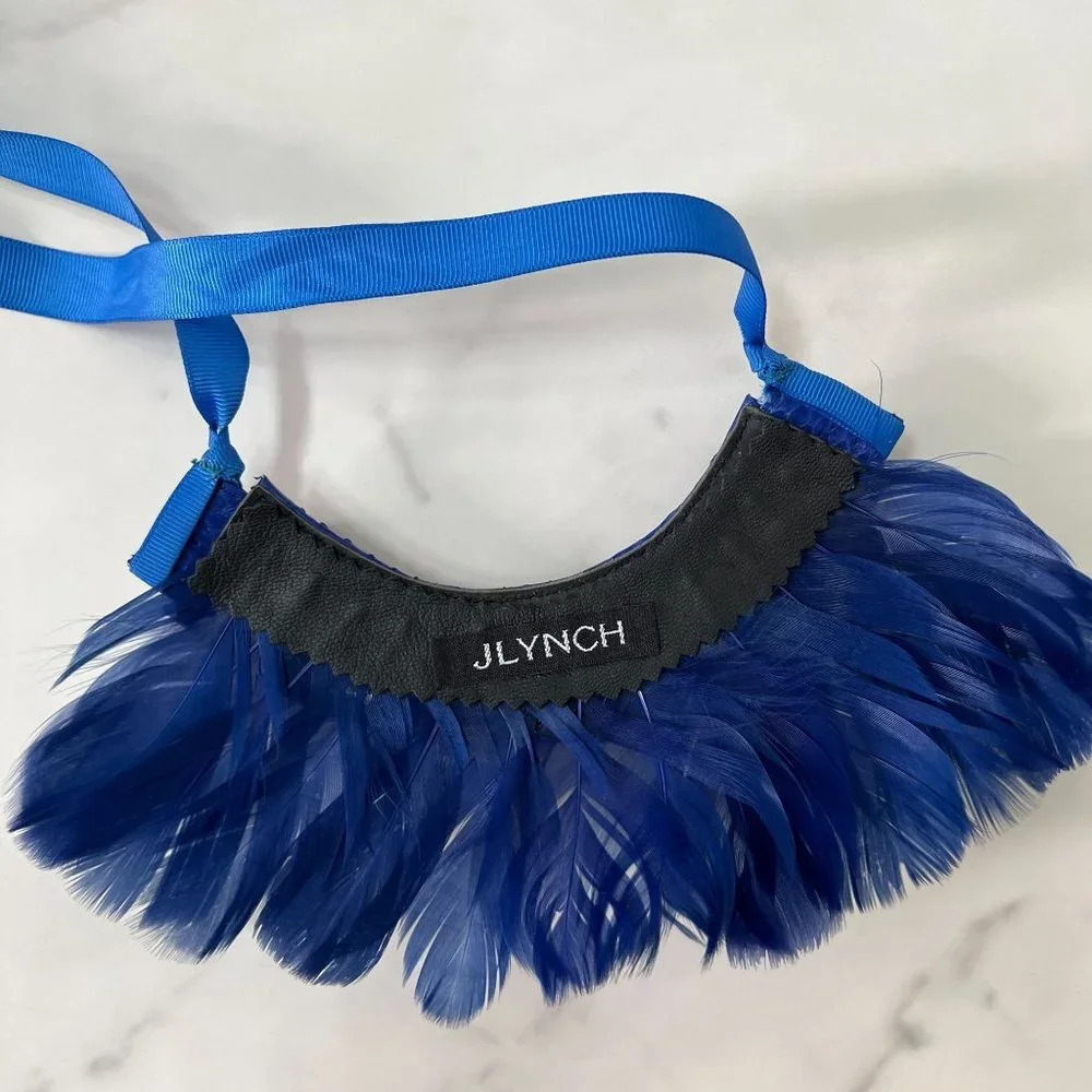 JLynch Feather & Pearl Statement Necklace - Picture 7 of 7